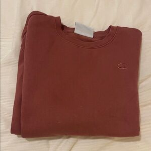 Champion Men's Rust Crewneck Sweater